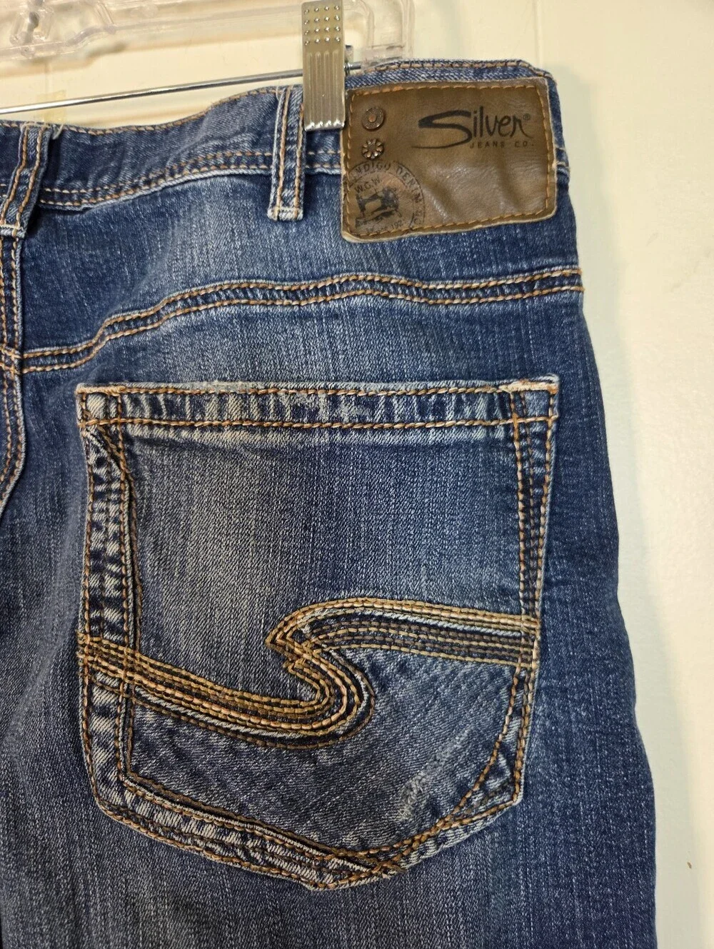 Silver Jeans Co Gordie EMC Selvedge Denim Jeans Size 36x36